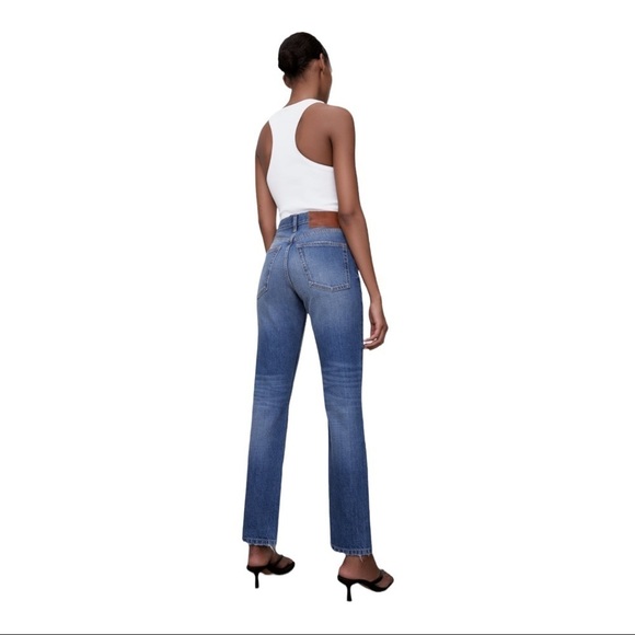 Zara High Rise Blue Jeans for Women - Picture 5 of 12